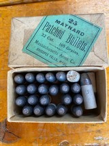 Antique Maynard .32 cal Patched Bullet (25) - 1 of 5