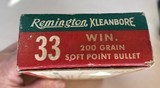 Vintage Remington Kleanbore 33 Winchester Cartridges - 8 of 9