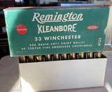 Vintage Remington Kleanbore 33 Winchester Cartridges - 1 of 9