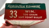 Vintage Remington Kleanbore 33 Winchester Cartridges - 6 of 9