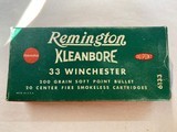 Vintage Remington Kleanbore 33 Winchester Cartridges - 3 of 9