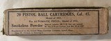 20 Pistol Ball Cartridges, .45 Cal Model 1911 - 4 of 6