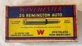 Vintage Winchester .25 Remington automatic - 6 of 7