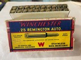 Vintage Winchester .25 Remington automatic - 2 of 7