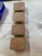 Vintage SISK 22 Savage Bullets 4 Full Boxes 63 Gr - 3 of 3