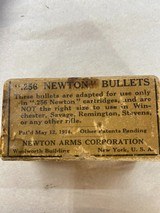 Vintage .256 Newton Bullets 100 Gr Full Box - 2 of 6