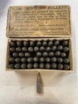 Vintage .256 Newton Bullets 100 Gr Full Box - 1 of 6