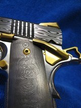Cabot Gun’s Damascus Ladder Deluxe 1911 45 ACP Loaded! - 10 of 10