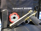 Cabot Gun’s Damascus Ladder Deluxe 1911 45 ACP Loaded! - 1 of 10