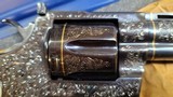 Colt Python 4" 357 Mag engraved with gold inlay and case MINT* - 7 of 9