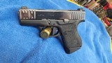GLOCK 43 CUSTOM 9MM LIKE NEW - Image 1 of 5