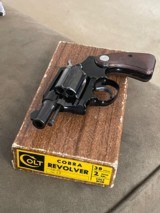 1965~Colt Cobra~ 38 spl. 99% finish. collector condition, unfired. See photos and video. - 1 of 15