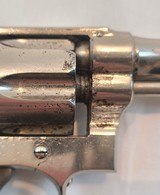 Smith & Wesson .32 Long Hand Ejector Revolver Nickel - 11 of 12
