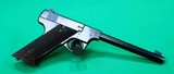 High Standard Model A 22lr 6-3/4" Barrel 3 Mags - Image 1 of 10