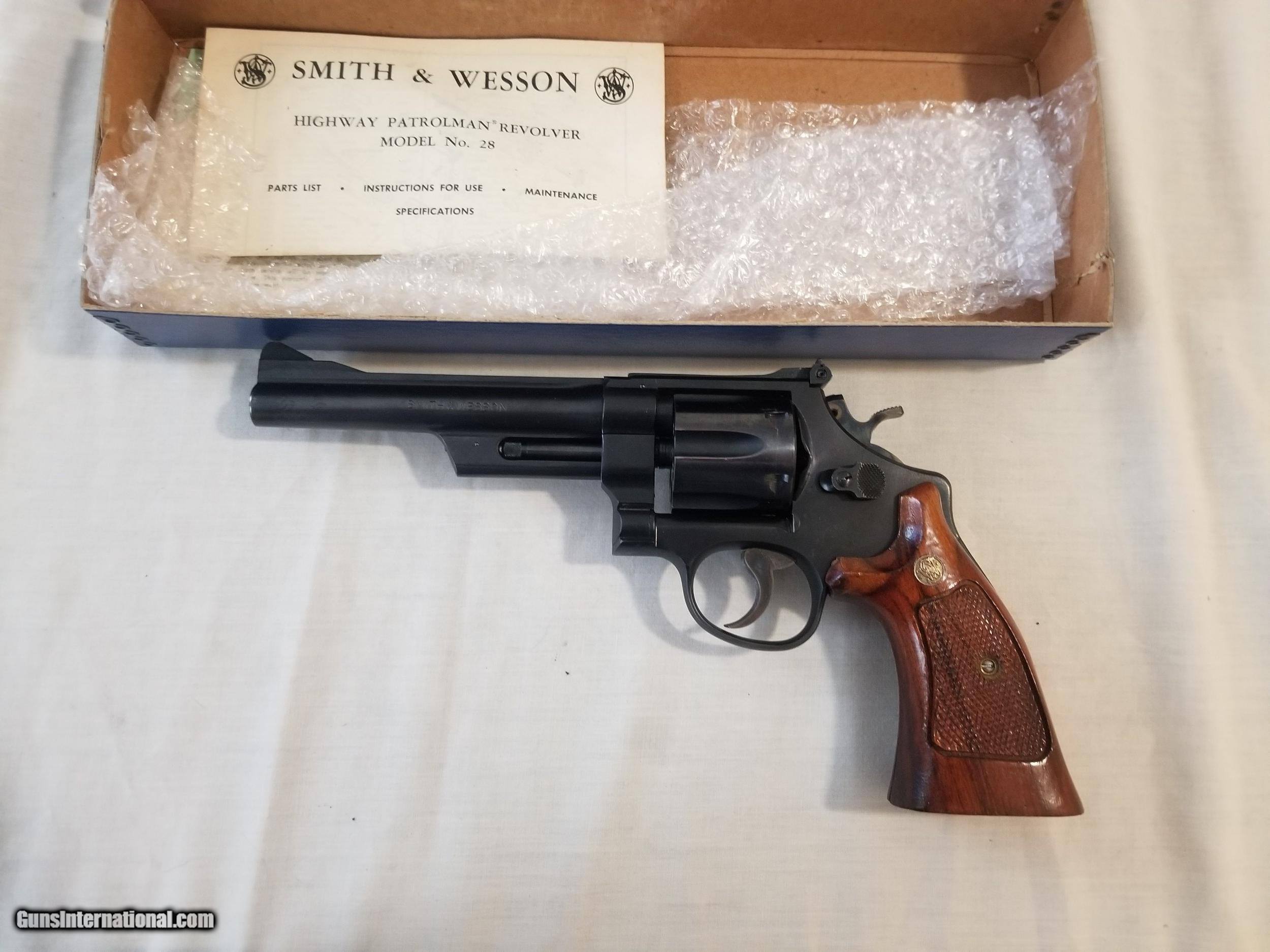 Smith And Wesson Model 28 2 Highway Patrolman 357 Magnum Revolver 5384