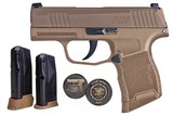 LIPSEY’S ]EXCLUSIVE SIG SAUER P365 NRA 9MM SEMI-AUTO COYOTE - 5 of 6
