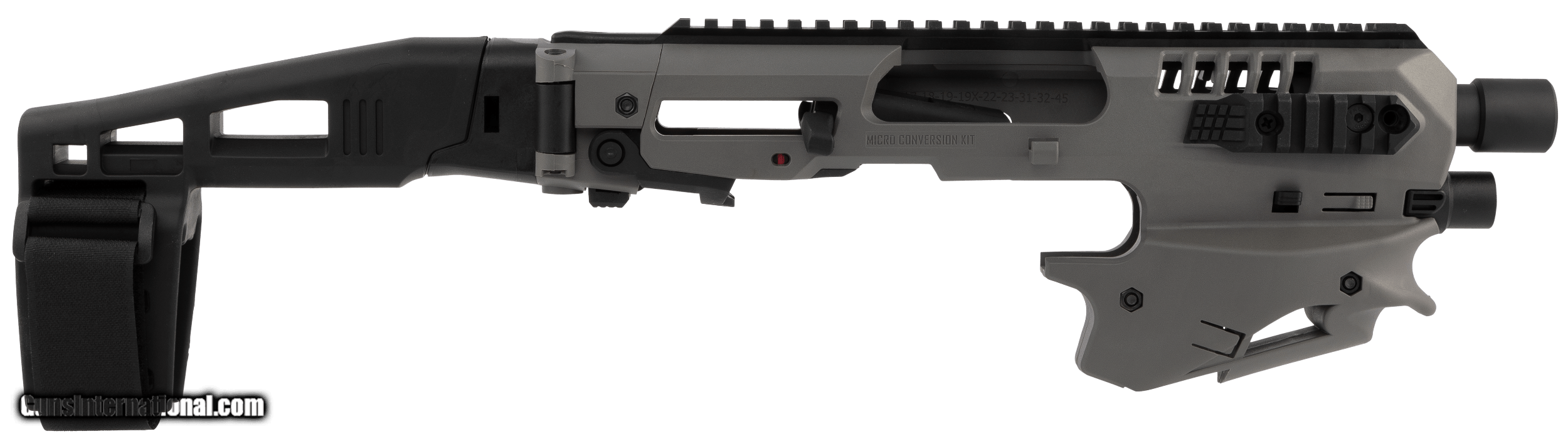 Command Arms MCKTU MCK Gray Synthetic Black Glock Compatible Pistol Brace