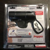 Mace 80405 Pepper Gun Black Pepper Spray OC Pepper 20 ft Range