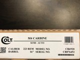 COLT M4 CARBINE 5,56 SEMI-AUTO RIFLE 16” Blk - 11 of 12