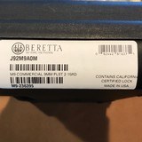 BERETTA 92 M-9 SEMI-AUTO PISTOL 9mm W/ 2-15Rd mags - 3 of 8