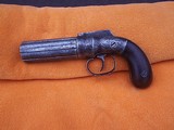 Washington Arms Co. Pepperbox 6 Shot Percussion Cast Steel 1800`S 35 or 36 Caliber - 1 of 9
