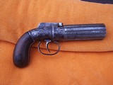 Washington Arms Co. Pepperbox 6 Shot Percussion Cast Steel 1800`S 35 or 36 Caliber - 2 of 9
