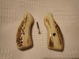 custom built stag grips - 1 of 1