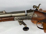 Antique European single shot centerfire cartridge rifle - 9 of 12