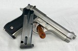 Beretta Model 92 FS Stainless 9mm w/ 2 mags - 7 of 7