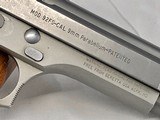 Beretta Model 92 FS Stainless 9mm w/ 2 mags - 5 of 7