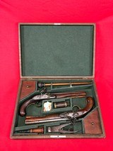 Ketland & Co. cased pair of flintlock pistols with tools - 1 of 14