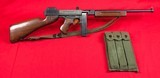 Thompson Model of 1927 A1 45 ACP Carbine West Hurley Made 1973 w/4 mags - 1 of 10