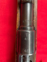 K98 German military rifle 8mm Mauser Model 98k 1943 ar code w/bayonet - 10 of 15