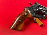 Factory Engraved S&W Model 27-2 w/ mahogany box and Research letter - 2 of 14
