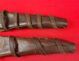German Military Mauser G98/M98 Leather Action Cover - 4 of 4