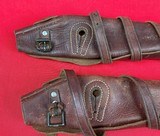German Military Mauser G98/M98 Leather Action Cover - 3 of 4