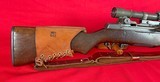 U.S. M1-C Garand sniper rifle made in 1943 w/ Lake City Match 30-06 ammunition - 2 of 15