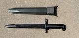 U.S. M1 bayonet Utica Cutlery w/ M7 scabbard - 4 of 5