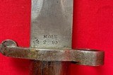 British Pattern 1888 Bayonet w/ scabbard and frog - 2 of 5