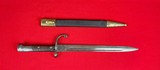 Brazilian Model 1908 Bayonet w/ scabbard - 3 of 4