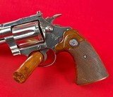 Colt Diamondback 38 special Nickel Finish Made 1971 w/box - 2 of 11