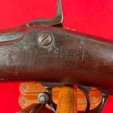 Early Springfield Trapdoor Model 1873 Rifle w/ bayonet, ammo, and accessories - 10 of 15
