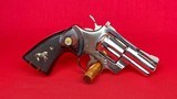 Colt Python 2.5in Nickel Made 1977 w/ factory letter - 1 of 11