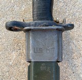 US M1 Bayonet w/ M7 scabbard American Fork & Hoe - 2 of 5