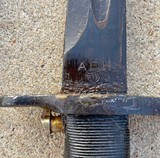 US M1 Bayonet w/ M7 scabbard American Fork & Hoe - 4 of 5