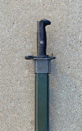 US M1 Bayonet w/ M7 scabbard American Fork & Hoe - 1 of 5