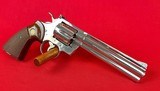 Colt Python 357 magnum Made 1979 w/ High Polish electroless nickel finish - 3 of 8