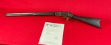 Antique Winchester Model 1873 Rifle 38 WCF Made 1889 w/ Cody Letter - 6 of 14