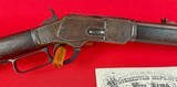 Antique Winchester Model 1873 Rifle 38 WCF Made 1889 w/ Cody Letter - 3 of 14