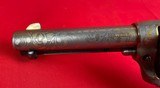 Colt SAA 1st Generation Made 1909 32WCF Gold Damascene Engraving w/ Colt Factory Letter - 7 of 14